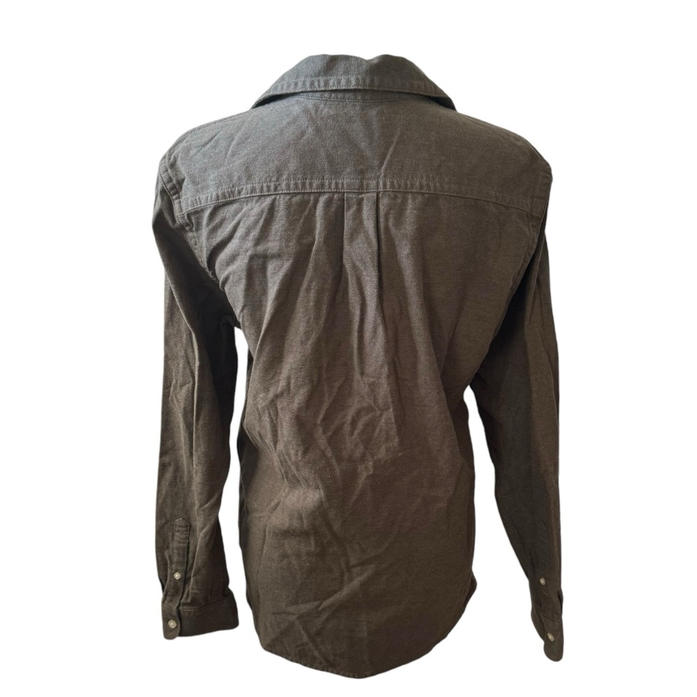 Everlane Olive Green Button Down Shirt - Picture 3 of 5
